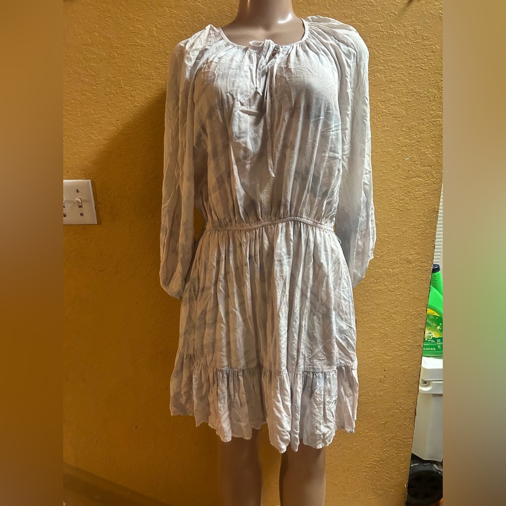 River +Sky  White Long-Sleeve Dress